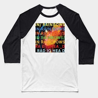 Bends Ok Computer In Rainbows Pablo A Moon-Radio Kid a Baseball T-Shirt